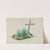 Child&#8217;s Grave with Wooden Cross &#8211; Bottle Decorations (c. 1937) by Majel G. Claflin
