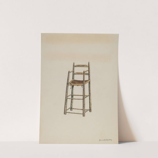 Child&#039;s High Chair by Annie B. Johnston