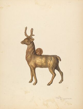 Child’s Saving Bank (Deer)