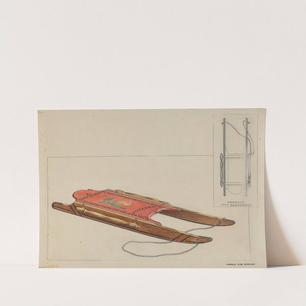 Child&#039;s Sled by Francis Law Durand