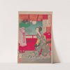 Chinese beauty holding a stringed instrument by Tsukioka Yoshitoshi
