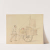 Chinese Carrier with His Sail-Set Barrow by William Alexander