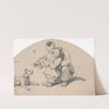 Chinese Father and Child with Dog by George Chinnery