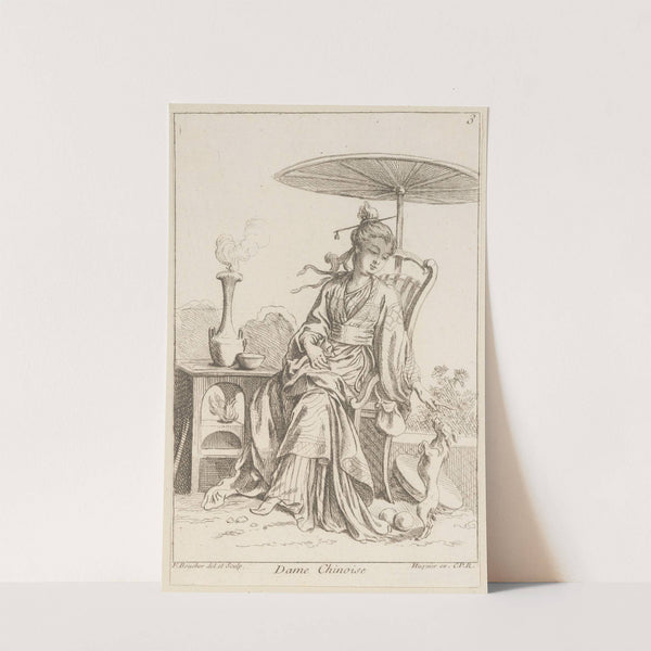 Chinese Lady (1738–1745) by François Boucher