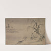 Chinese Literatus in an Autumn Landscape (late 1400s) by Josui Sōen