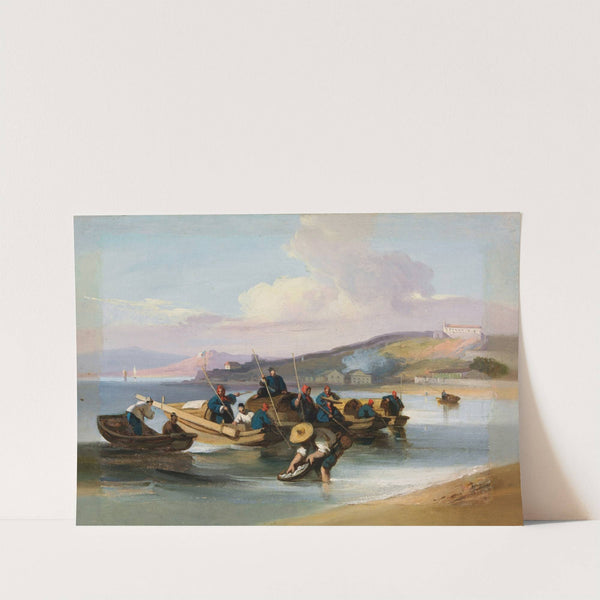 Chinese Scene, Fishermen by George Chinnery
