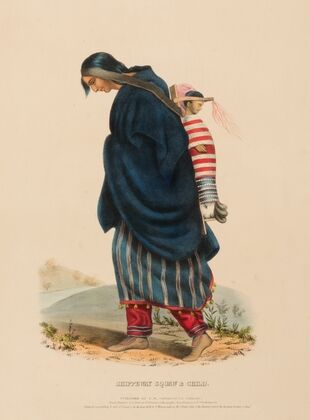 Chippeway Woman & Child 2