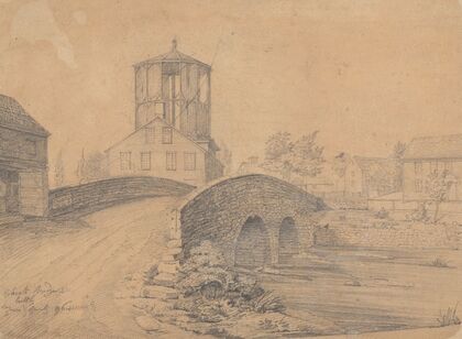 Choate bridge built by town and country, 1764