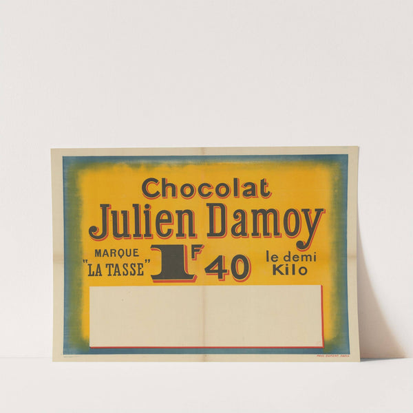 Chocolat Julien Damoy (1908) by Imp. Paul Dupont