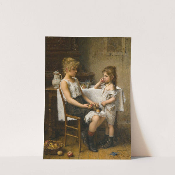 Choosing apples by Alexei Harlamoff