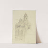 Chor einer romanischen Kirche by Jakob Becker