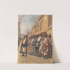 Chorus of dervishes begging for alms. Tashkent by Vasily Vereshchagin