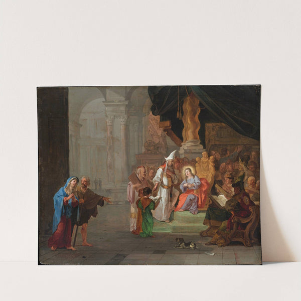 Christ among the Doctors (1668) by Abraham Hondius