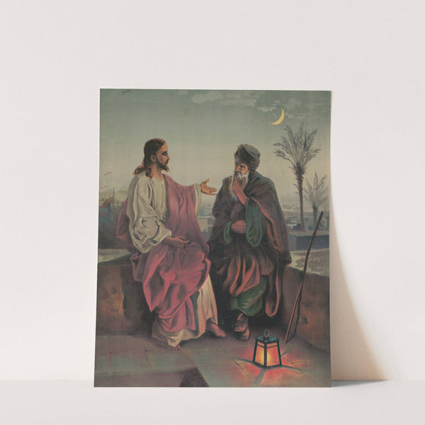 Christ and Nicodemus by Harris, Jones &amp; Co