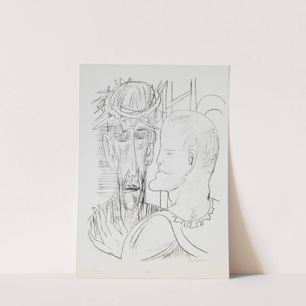 Christ and Pilate, plate 15 from the portfolio ‘Day and Dream’ (1946) by Max Beckmann