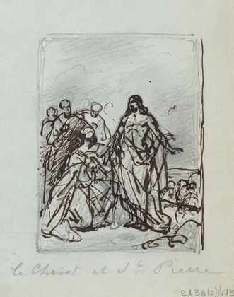 Christ and Saint Peter