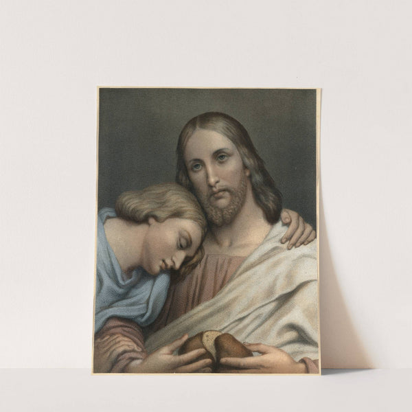 Christ and St. John by Ary Scheffer