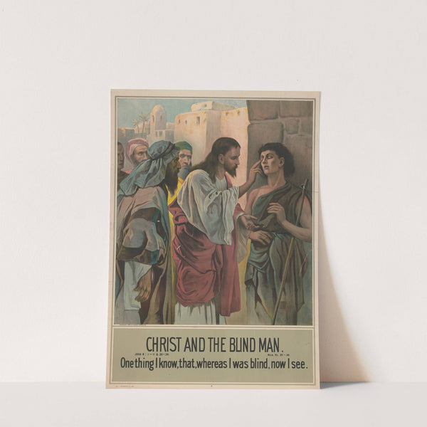 Christ and the blind man (1891) by Harris, Jones & Co