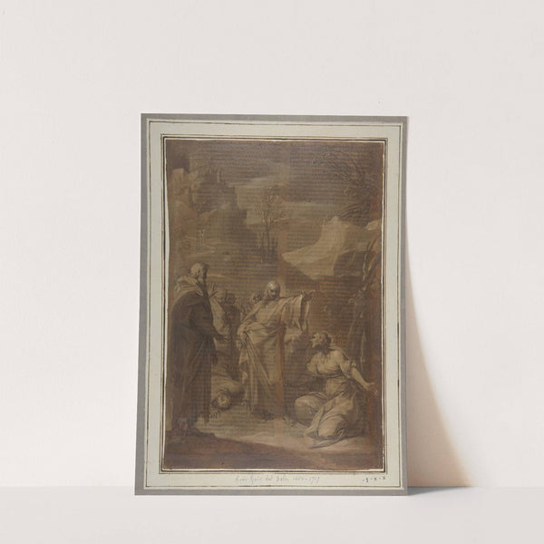 Christ and the Canaanite Woman by Giovan Gioseffo dal Sole