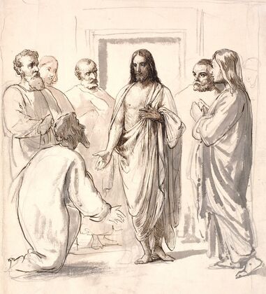 Christ and the doubting Thomas