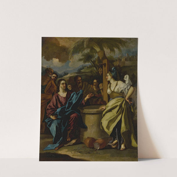 Christ and the Samaritan Woman at the Well by Francesco de Mura