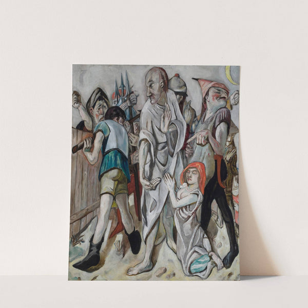 Christ and the Sinner (1917) by Max Beckmann