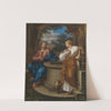 Christ And The Woman Of Samaria by Giuseppe Nicola Nasini