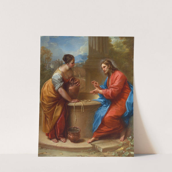 Christ and the Woman of Samaria by Benedetto Luti