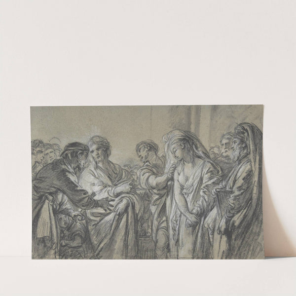 Christ and the Woman Taken in Adultery by François Boucher
