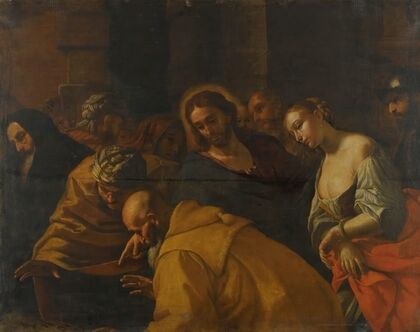 Christ And The Woman Taken In Adultery