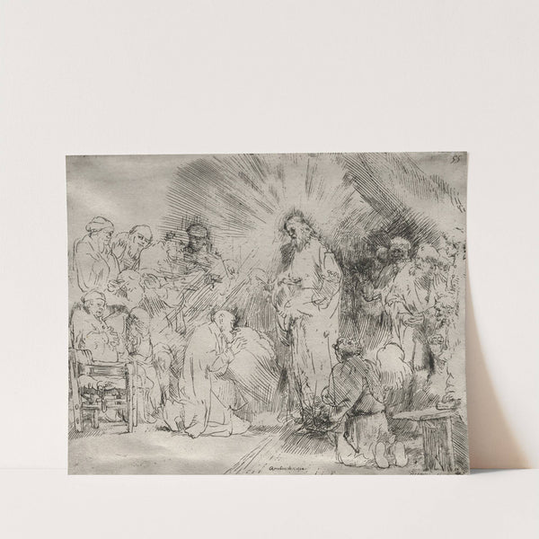 Christ Appearing to the Apostles by Rembrandt van Rijn