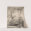 Christ at Emmaus: the larger Plate by Rembrandt van Rijn