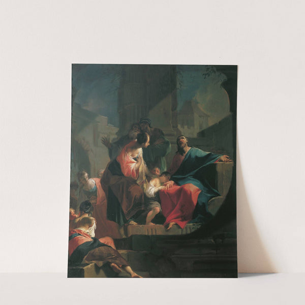 Christ blesses the children (around 1750) by Franz Anton Palko