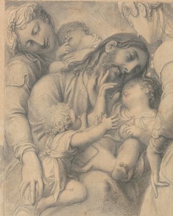 Christ Blessing Little Children