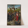 Christ Carrying the Cross, with the Crucifixion; The Resurrection, with the Pilgrims of Emmaus by Gerard David