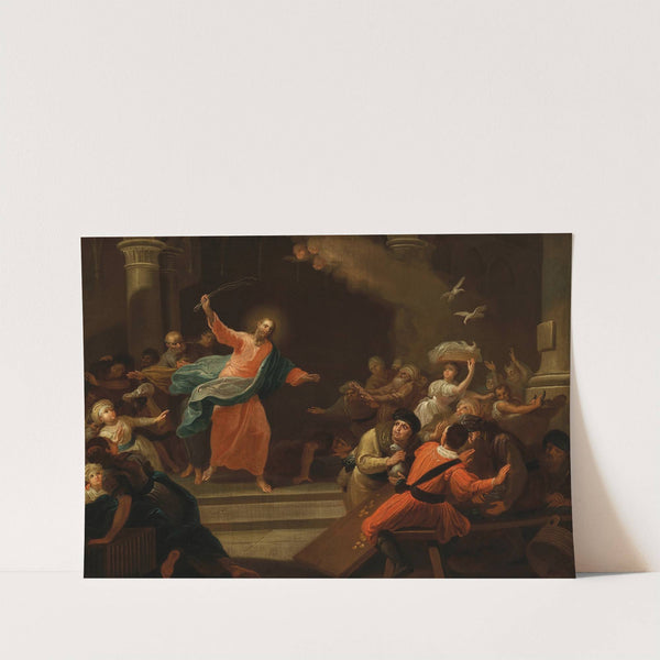 Christ driving the money changers from the Temple by Johann Josef Karl Henrici