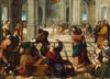 Christ driving the money changers from the Temple