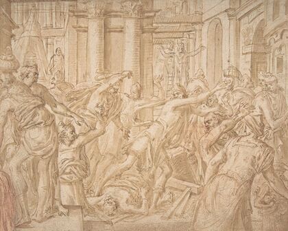 Christ Driving the Money Changers from the Temple