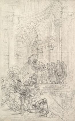Christ Driving the Money Changers from the Temple