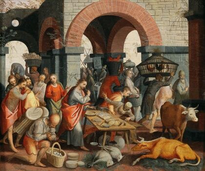 Christ Driving the Money-Changers from the Temple (Matthew 21; 12–13)