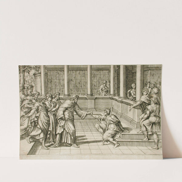 Christ Healing the Paralytic by Giovanni-Battista Franco