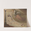 Christ in the grave, a mourning angel hovering over him (1851) by Eduard von Steinle