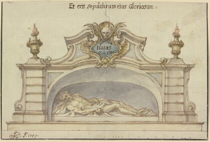 Christ in the tomb