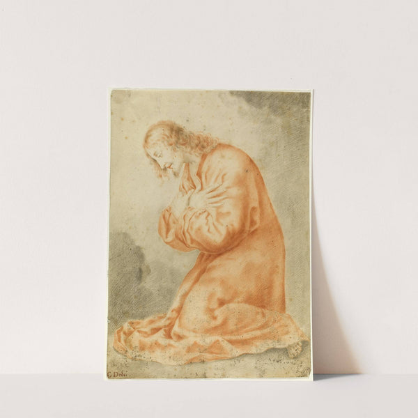 Christ Kneeling by After Carlo Dolci