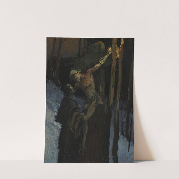 Christ on the cross (circa 1916) by Władysław Wankie