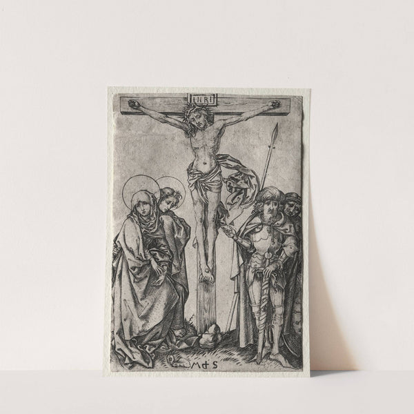 Christ on the Cross (1470–90) by Martin Schongauer
