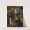 Christ on the Cross with Saint Catherine of Siena, Saint Dominic and an Angel (1622-1627) by Anthony van Dyck