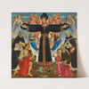 Christ on the Cross with Saints Vincent Ferrer, John the Baptist, Mark and Antoninus (circa 1491-1495) by Master of the Fiesole Epiphany