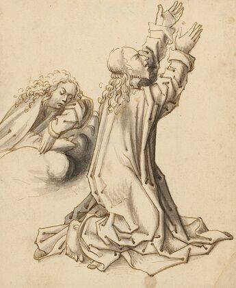 Christ on the Mount of Olives, with John sleeping