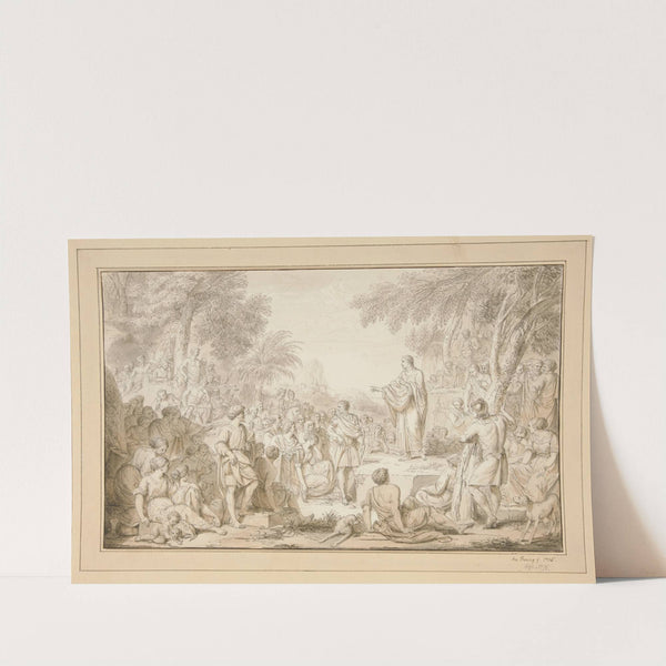 Christ Preaching by Louis Fabritius Dubourg